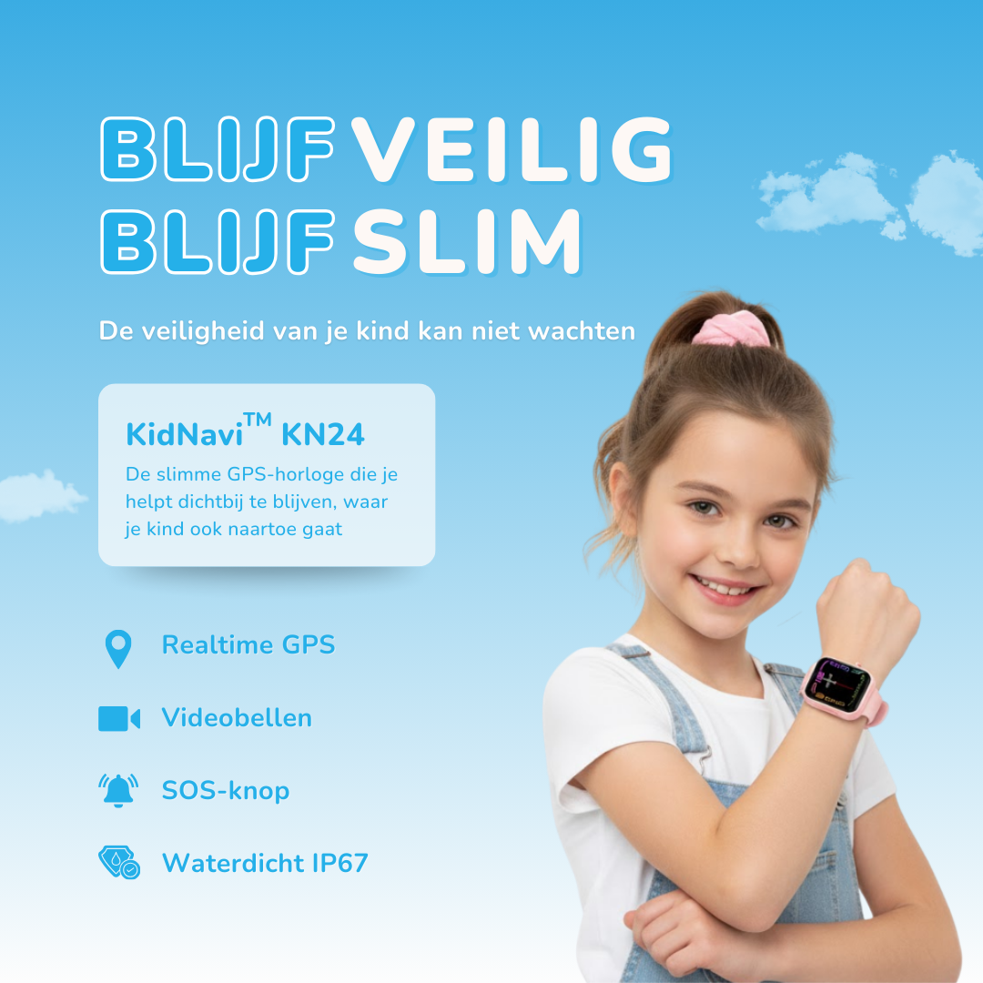 KidNavi™ KN24 GPS Horloge Kind