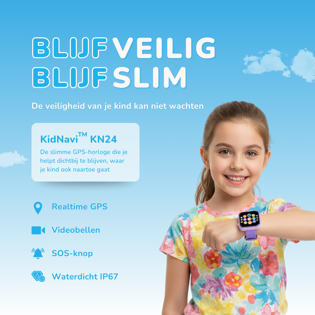KidNavi™ KN24 GPS Horloge Kind