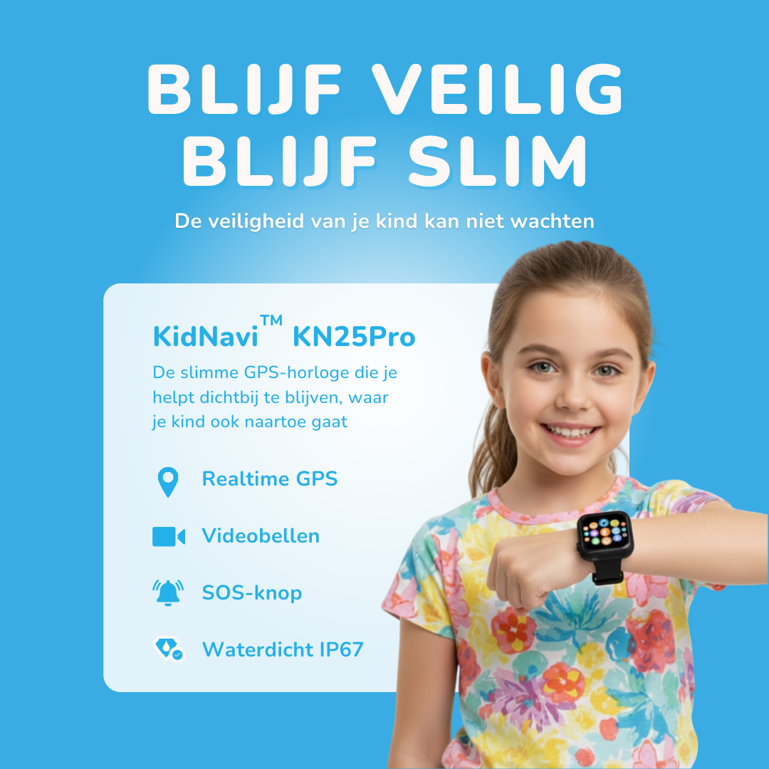 KidNavi™ KN25 Pro GPS Horloge Kind