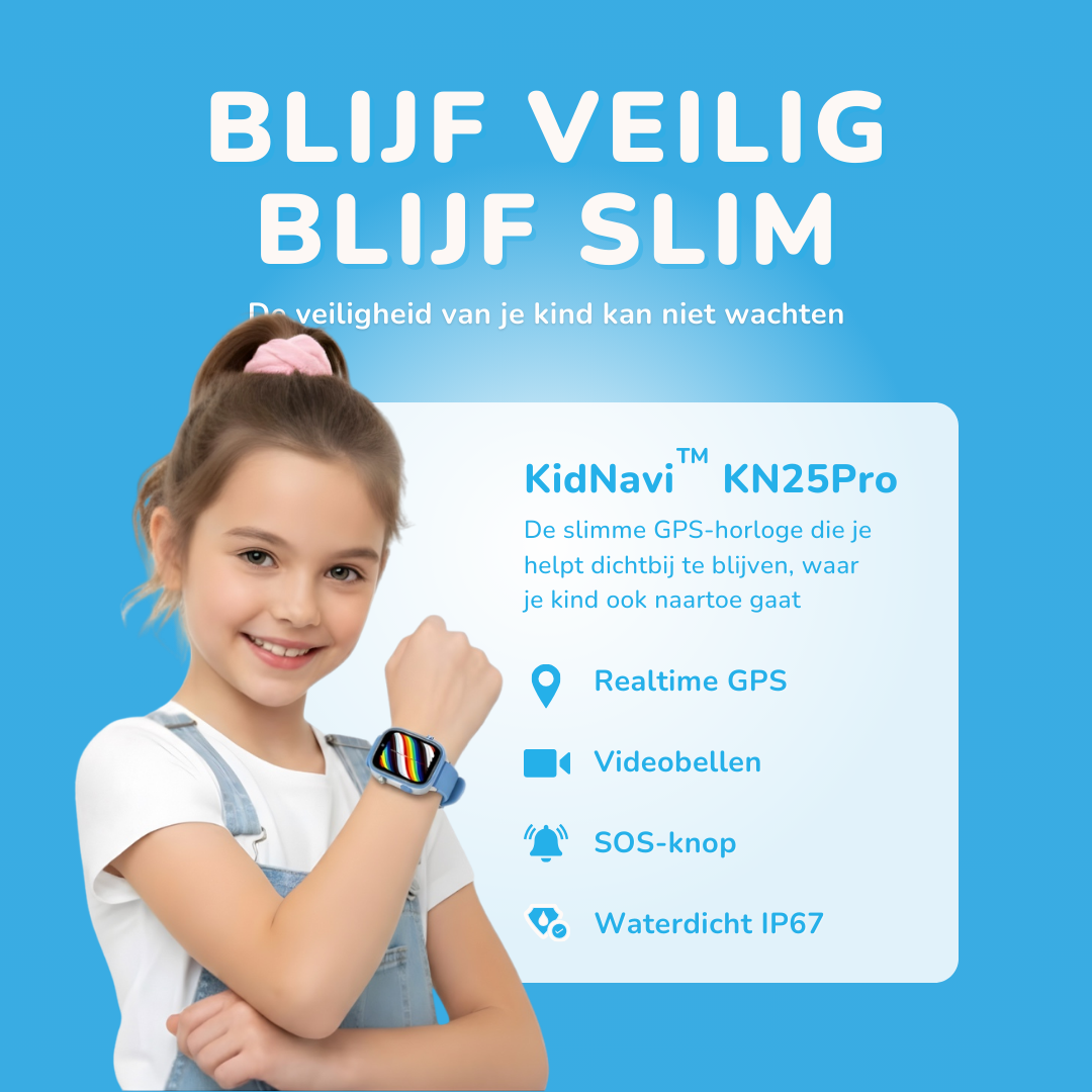 KidNavi™ KN25 Pro GPS Horloge Kind